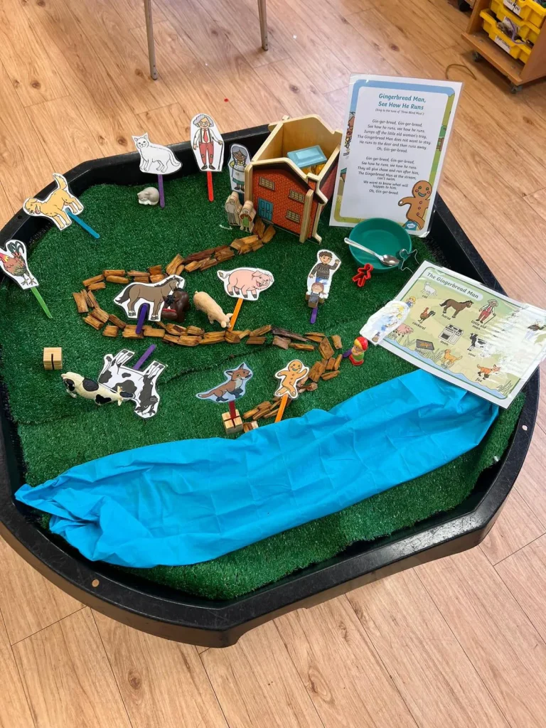 Gingerbread Man Tabletop Play